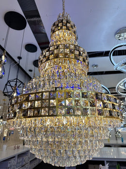 Crystal Chandelier Drop Light D121-D800 - Galaxy Lighting NZ