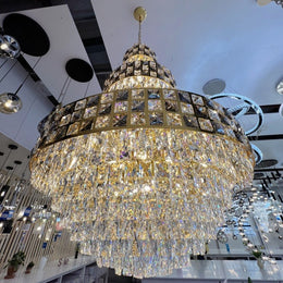 Crystal Chandelier Drop Light D121-D800 - Galaxy Lighting NZ