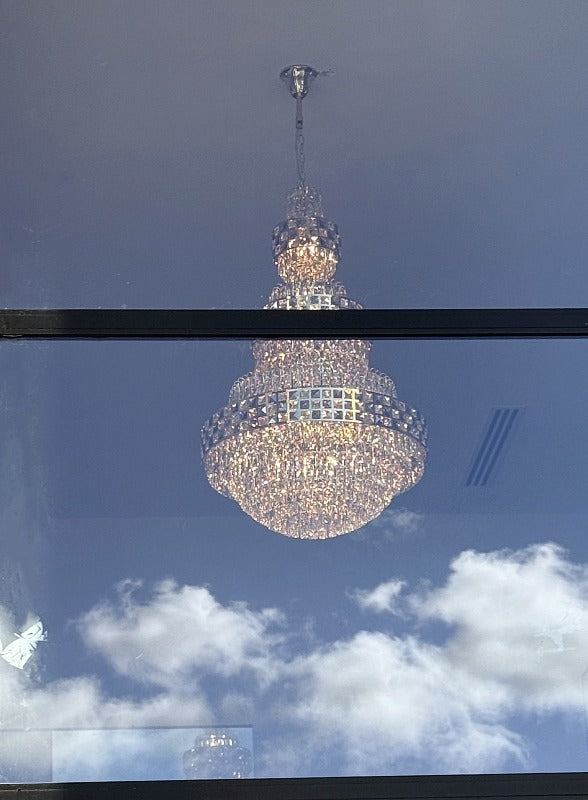 Crystal Chandelier Drop Light D121-D800 - Galaxy Lighting NZ