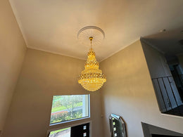 Crystal Chandelier Drop Light D121-D800 - Galaxy Lighting NZ