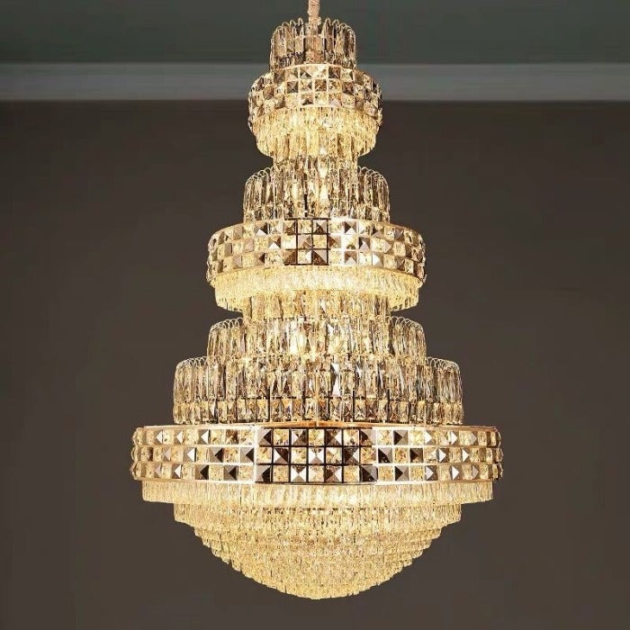 Crystal Chandelier Drop Light D121-D800 - Galaxy Lighting NZ