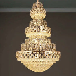 Crystal Chandelier Drop Light D121-D800 - Galaxy Lighting NZ