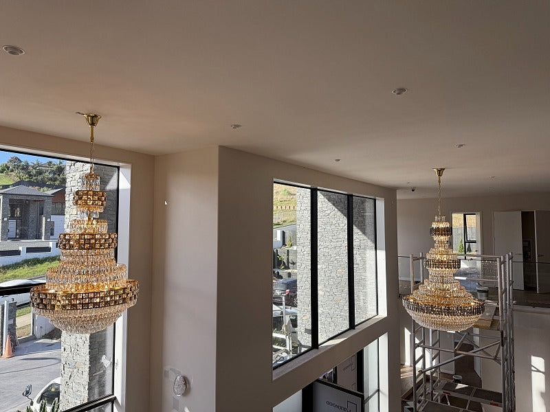 Luxury Crystal Chandelier Drop Light D120-D1.2M - Galaxy Lighting NZ