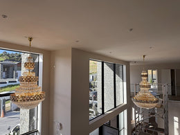 Luxury Crystal Chandelier Drop Light D120-D1.2M - Galaxy Lighting NZ