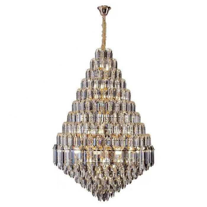 Crystal Chandelier D129-D1000 - Galaxy Lighting NZ