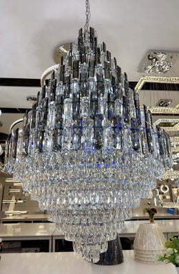 Crystal Chandelier D129-D1000 - Galaxy Lighting NZ