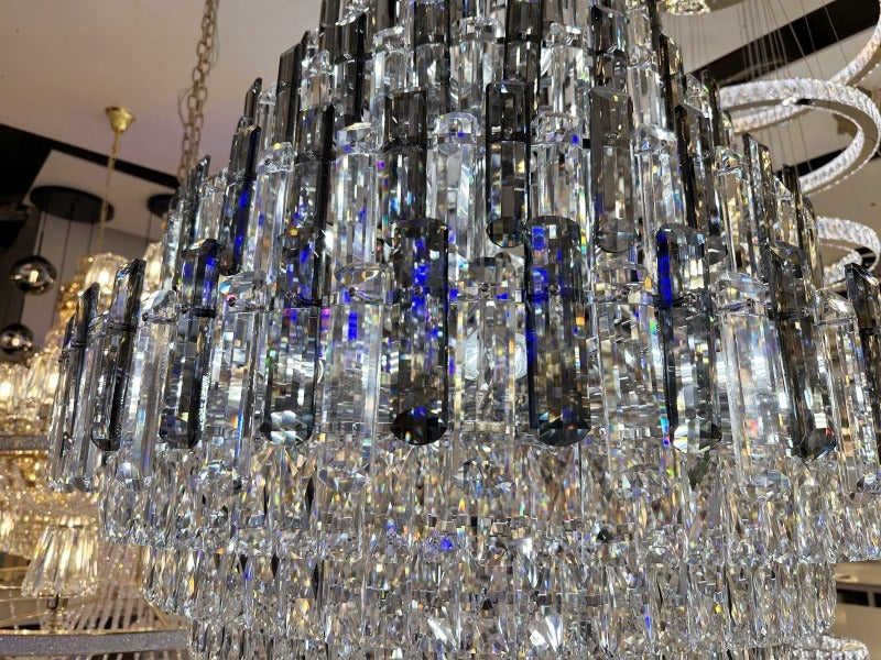 Crystal Chandelier D129-D1000 - Galaxy Lighting NZ