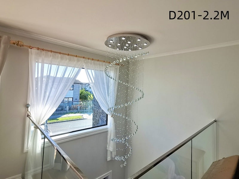 Crystal Drop Light D201-2.2m(DEMO) - Galaxy Lighting NZ