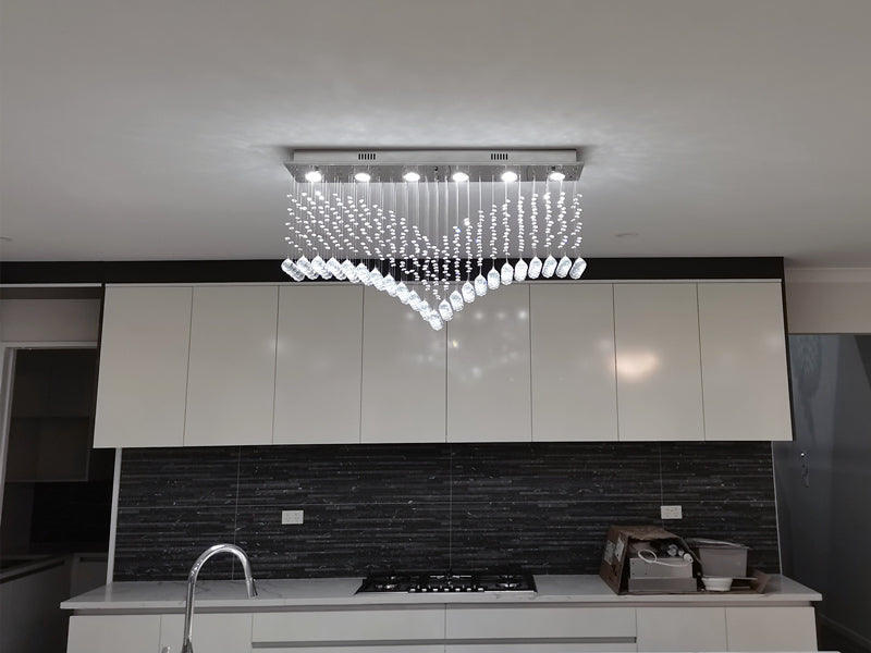 Crystal Pendant Light D205-C-1M(DEMO) - Galaxy Lighting NZ