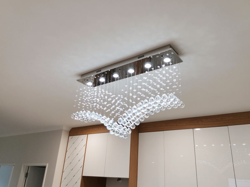 Crystal Pendant Light D205-C-1M(DEMO) - Galaxy Lighting NZ