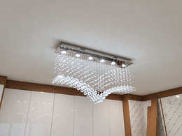 Crystal Pendant Light D205-C-1M(DEMO) - Galaxy Lighting NZ
