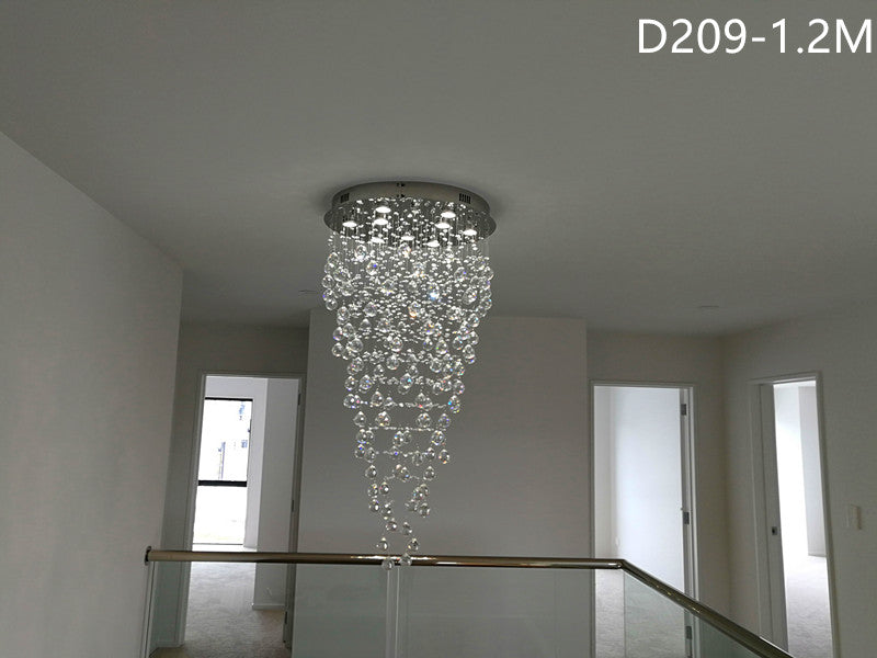 Crystal Drop Light D209-1.2M(DEMO) - Galaxy Lighting NZ
