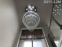 Crystal Drop Light D211-2M - Galaxy Lighting NZ