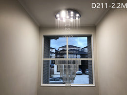 Crystal Drop Light D211-2M - Galaxy Lighting NZ