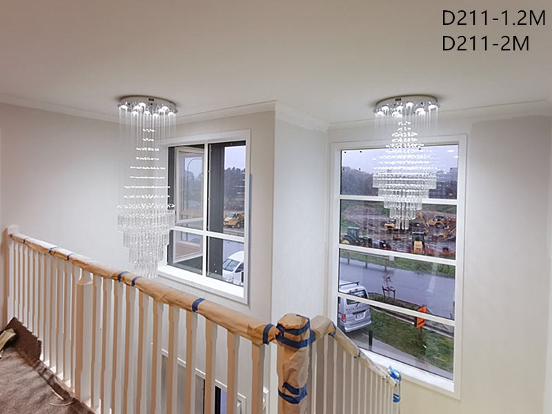 Crystal Drop Light D211-2M - Galaxy Lighting NZ