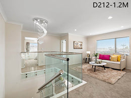 Crystal Drop Light D212-1.2m/2m/2.2m，Three Sizes - Galaxy Lighting NZ