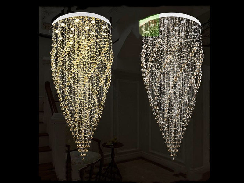 Amber Color Crystal Drop Light D213-2.2M - Galaxy Lighting NZ