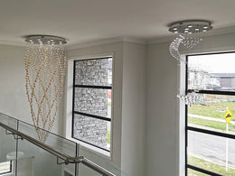Amber Color Crystal Drop Light D213-2.2M - Galaxy Lighting NZ