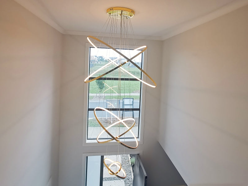 Gold Color Modern LED Drop light D303-2.2m