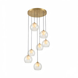 Glass LED Cluster Chandelier D305-650