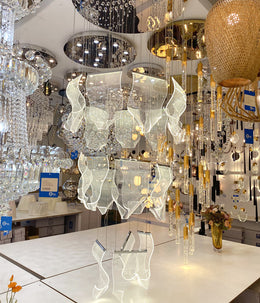 Stylish LED Drop Light D307-80cm-Chrome - Galaxy Lighting NZ