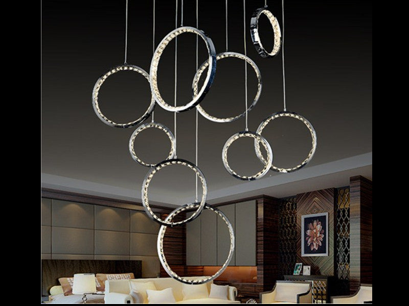 LED Modern Drop Light D311-80cm ，Two Sizes - Galaxy Lighting NZ