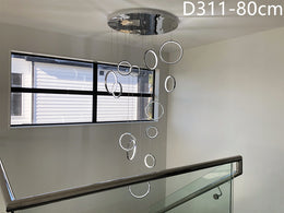 LED Modern Drop Light D311-80cm ，Two Sizes - Galaxy Lighting NZ