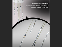 LED Drop Light D312-80cm , Two Sizes - Galaxy Lighting NZ