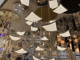 Airship Design LED Drop Light D314-85cm - Galaxy Lighting NZ