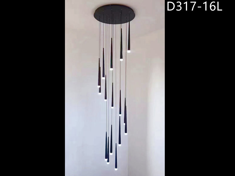 Drop Light D317-80cm-25Cone  , Two Sizes(DEMO) - Galaxy Lighting NZ