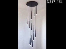 Drop Light D317-80cm-25Cone  , Two Sizes(DEMO) - Galaxy Lighting NZ