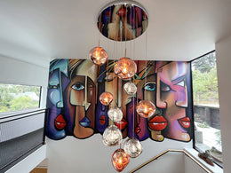 Unique Drop Light D318-80cm - Galaxy Lighting NZ