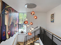 Unique Drop Light D318-80cm - Galaxy Lighting NZ