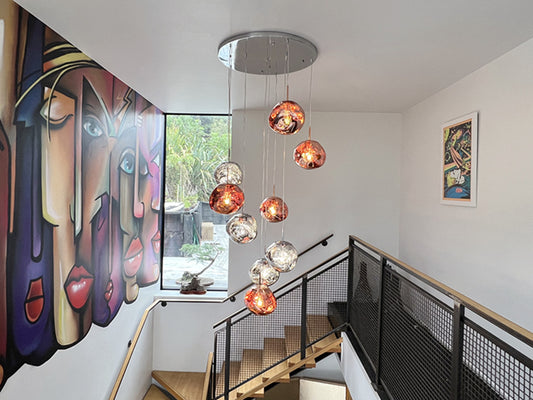 Unique Drop Light D318-80cm - Galaxy Lighting NZ