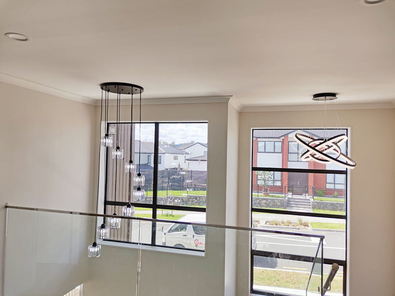 LED Pendant Light P336-Black*3Rings - Galaxy Lighting NZ