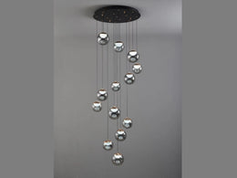 Color Change Smoky Grey LED Drop Light D323-650,Two Sizes - Galaxy Lighting NZ