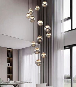 Color Change Smoky Grey LED Drop Light D323-650,Two Sizes - Galaxy Lighting NZ