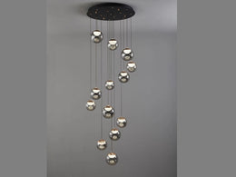 Color Change Smoky Grey LED Drop Light D323-650,Two Sizes - Galaxy Lighting NZ