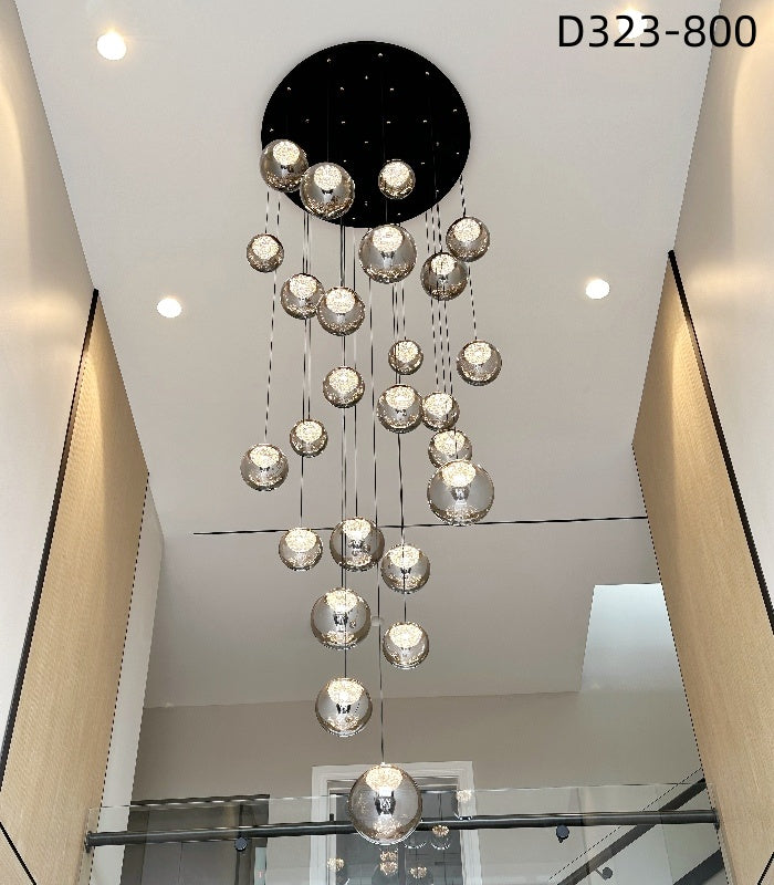 Color Change Smoky Grey LED Drop Light D323-850,Two Sizes - Galaxy Lighting NZ