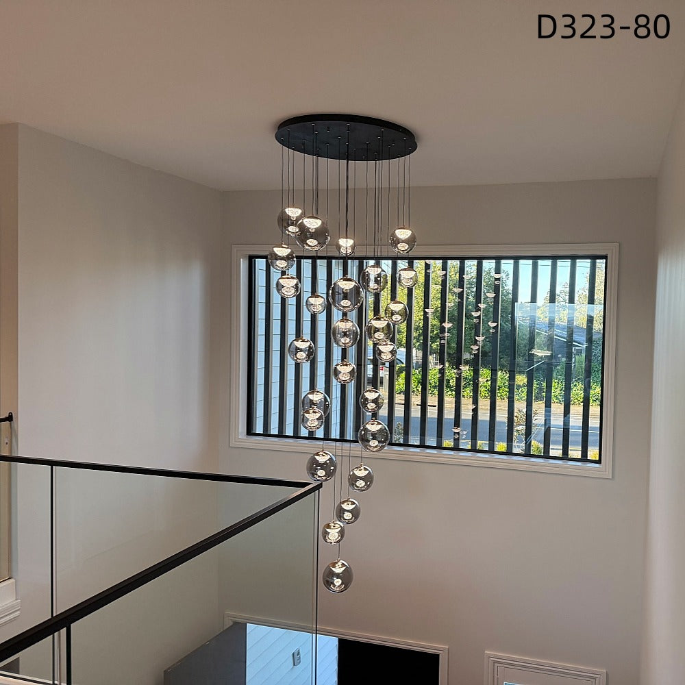 Color Change Smoky Grey LED Drop Light D323-850,Two Sizes