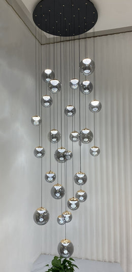 Color Change Smoky Grey LED Drop Light D323-850,Two Sizes - Galaxy Lighting NZ