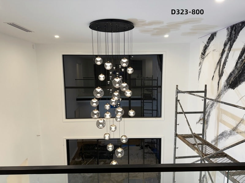 Color Change Smoky Grey LED Drop Light D323-850,Two Sizes - Galaxy Lighting NZ