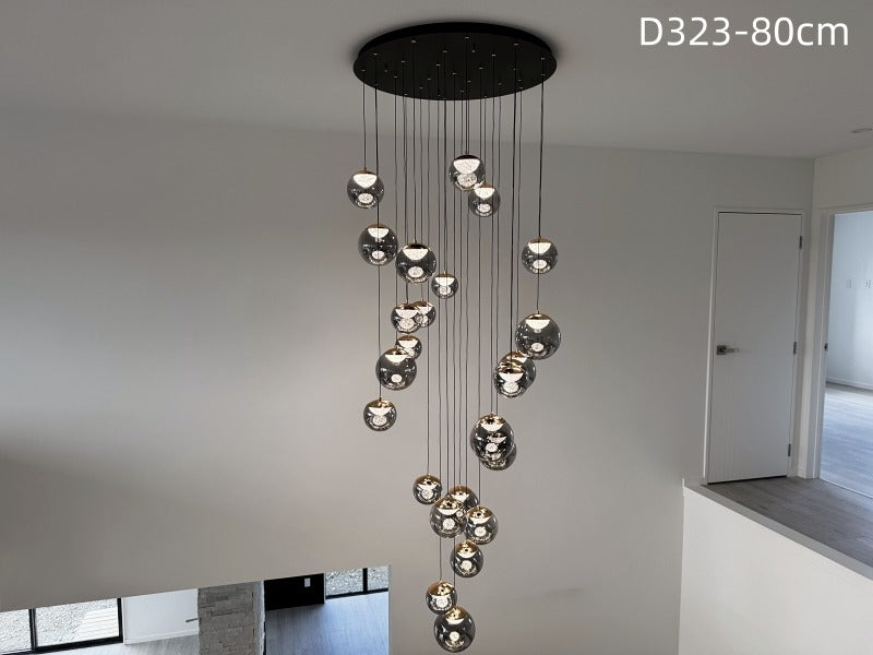 Color Change Smoky Grey LED Drop Light D323-850,Two Sizes - Galaxy Lighting NZ