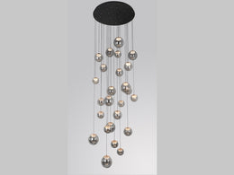 Color Change Smoky Grey LED Drop Light D323-850,Two Sizes - Galaxy Lighting NZ