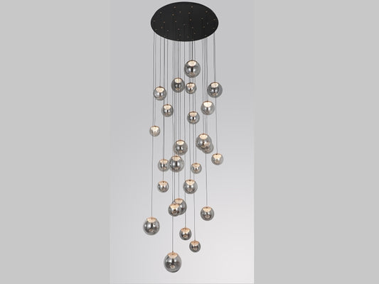 Color Change Smoky Grey LED Drop Light D323-850,Two Sizes - Galaxy Lighting NZ