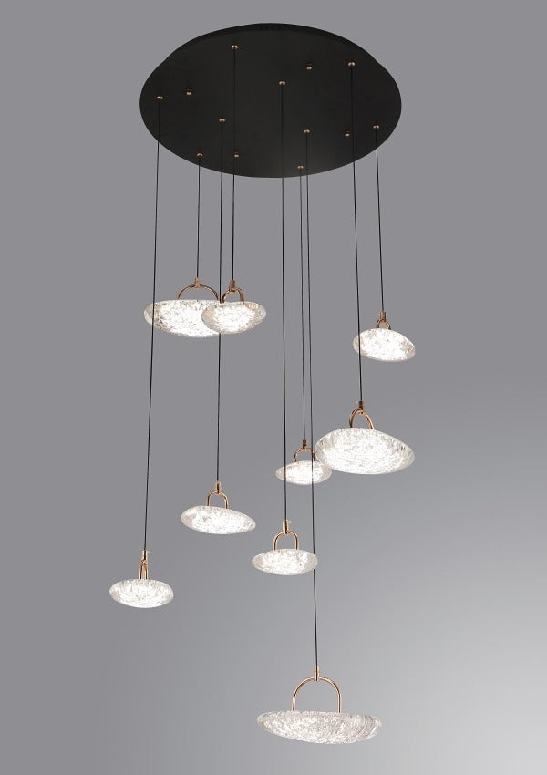 Unique Design LED Drop Light D324-70cm-9L - Galaxy Lighting NZ