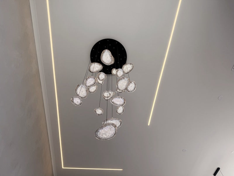 Unique Design LED Drop Light D325-95cm-25L - Galaxy Lighting NZ