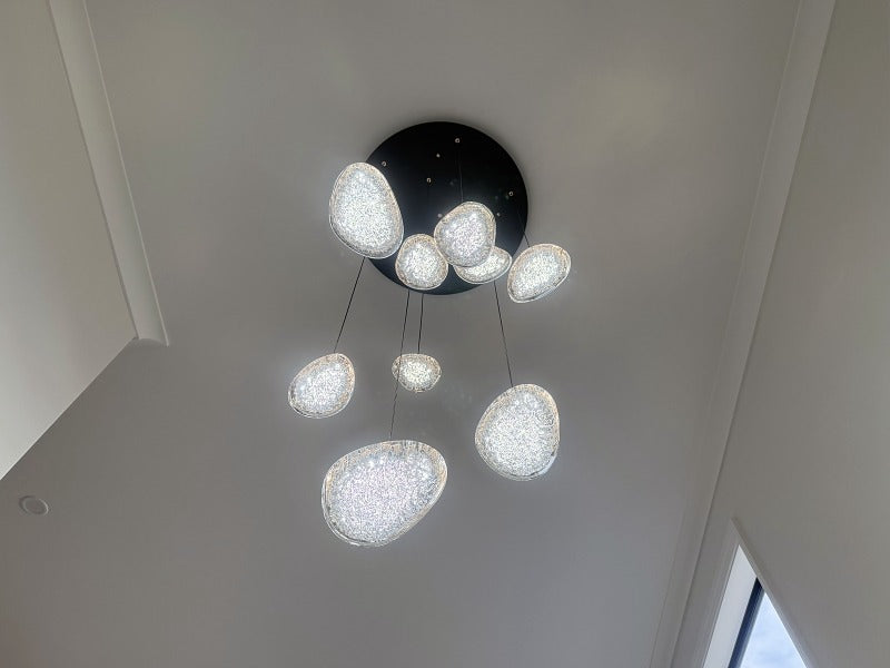 Unique Design LED Drop Light D324-70cm-9L - Galaxy Lighting NZ