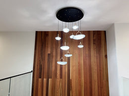 Unique Design LED Drop Light D324-70cm-9L - Galaxy Lighting NZ