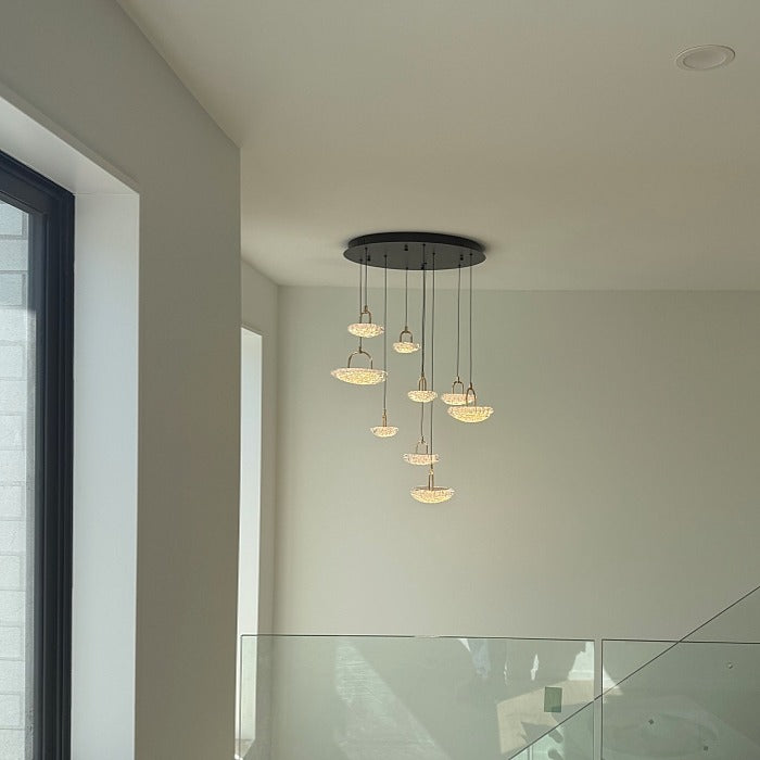 Unique Design LED Drop Light D324-70cm-9L